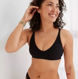 Aerie Black Padded Bralette